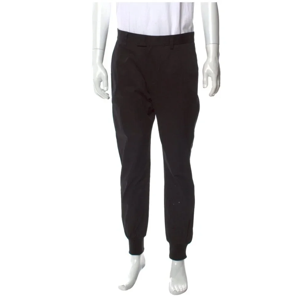 DOLCE & GABBANA Black Tuxedo Joggers 32 Medium